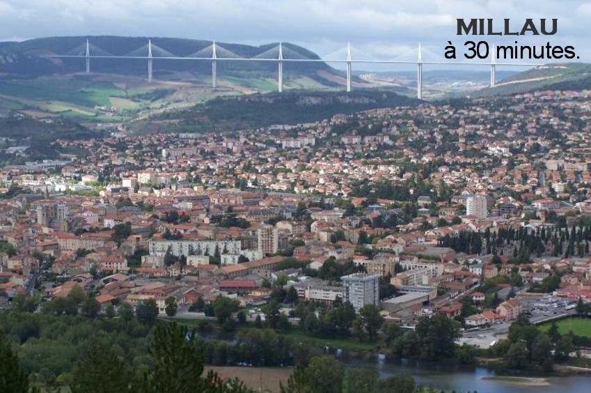 Chambre Au Calme Avec Spa Privatif Gratuit Sud Aveyron Les Palmiers Des Causses Saint-Rome-de-Tarn Exteriér fotografie